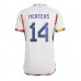 Cheap Belgium Dries Mertens #14 Away Football Shirt World Cup 2022 Short Sleeve